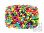 Bright Mix Roundel Wood Beads - 6.5mm x 5mm